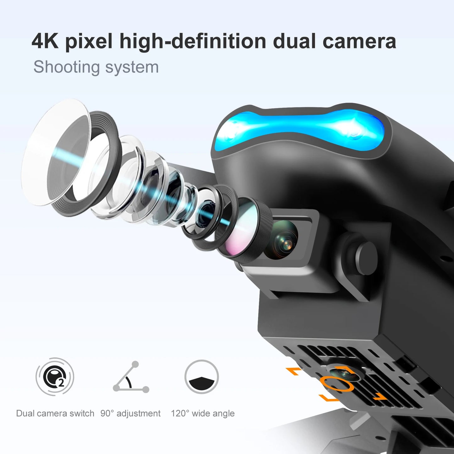 E99 Drone with 4K HD Dual Camera